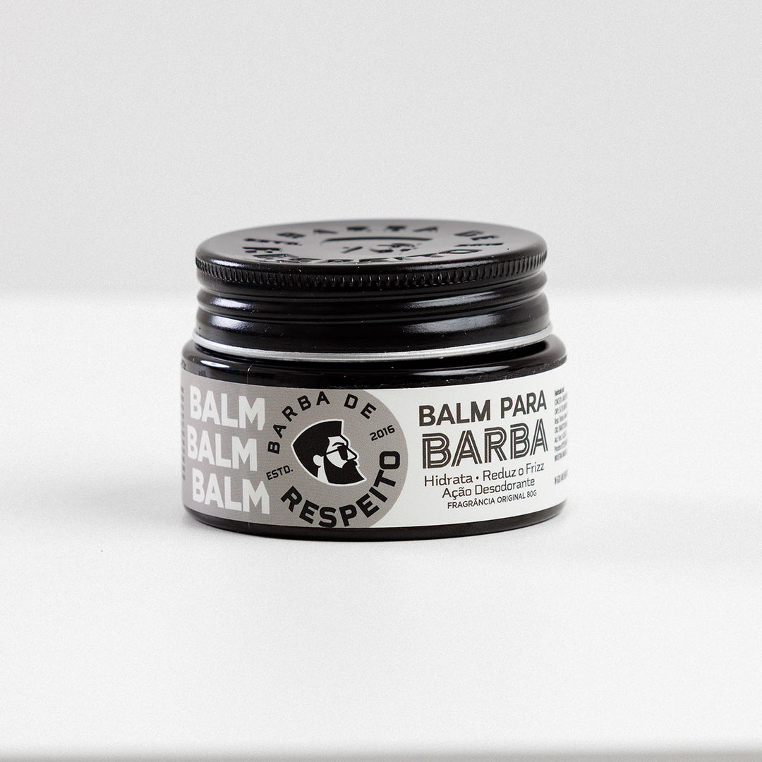 Balm para Barba - Controle do Frizz - Premium 80g - Barba de Respeito