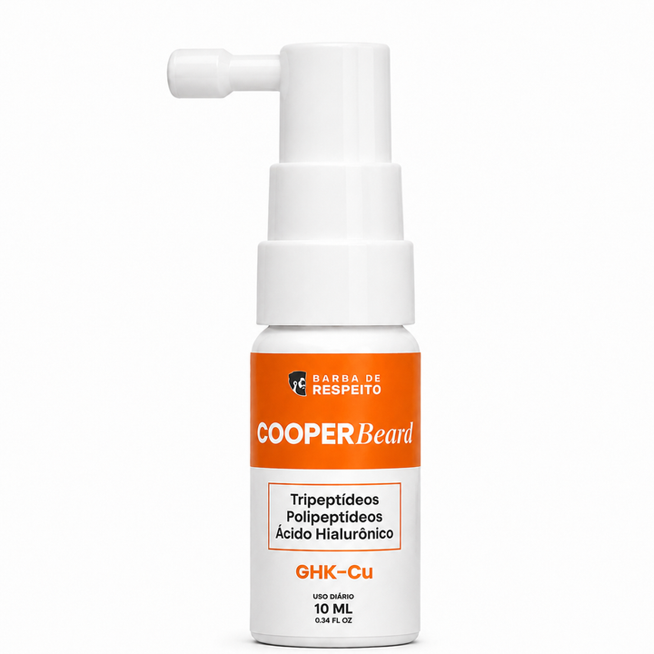 Cooper Beard – Tônico para Barba com Peptídeos 10 ML - Barba de Respeito