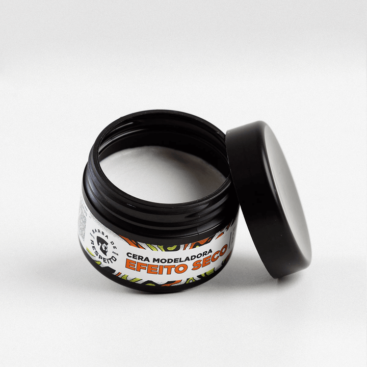 Cera Modeladora Efeito Seco 55g - Linha Essencial - Barba de Respeito