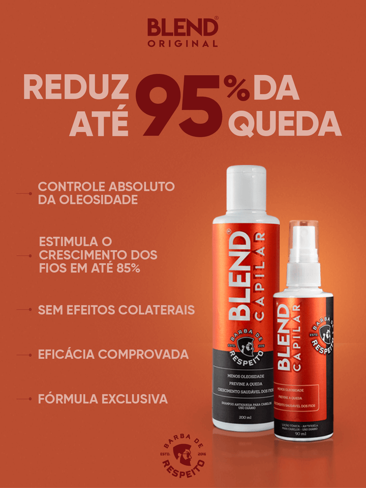 Kit Blend Capilar + Blend Original - Crescimento de Barba e Cabelos