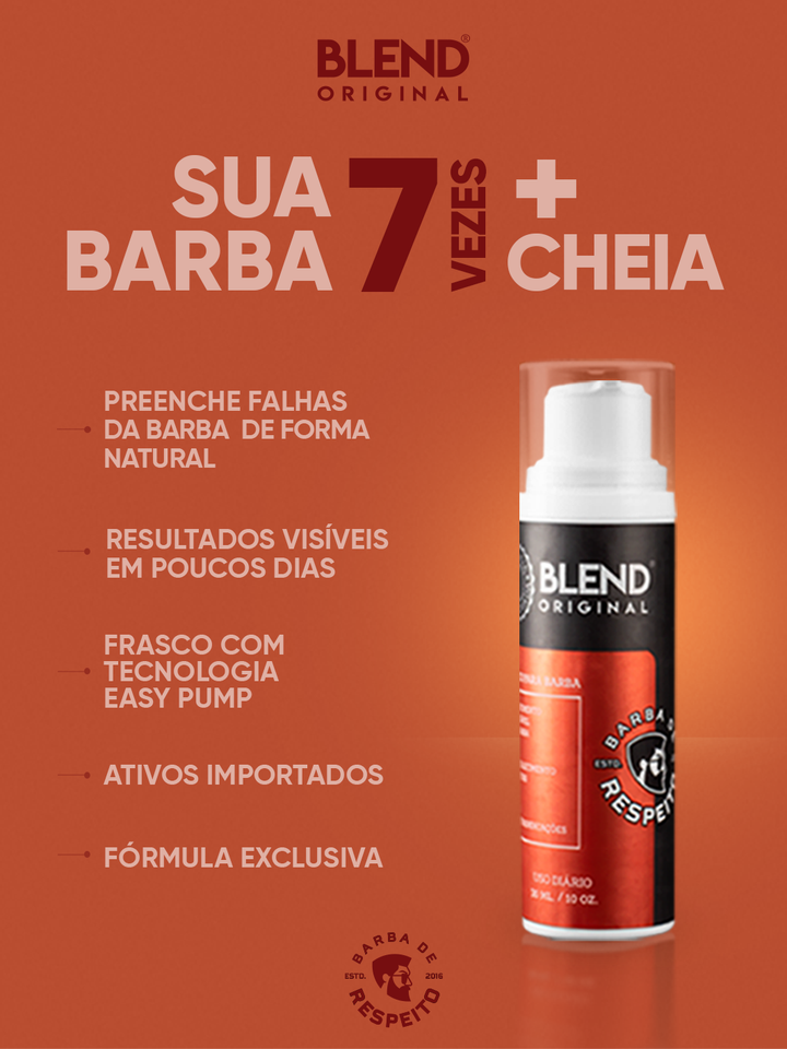 Blend Original 30 ml + Shampoo Refrescante Para Barba Ice 220 ml