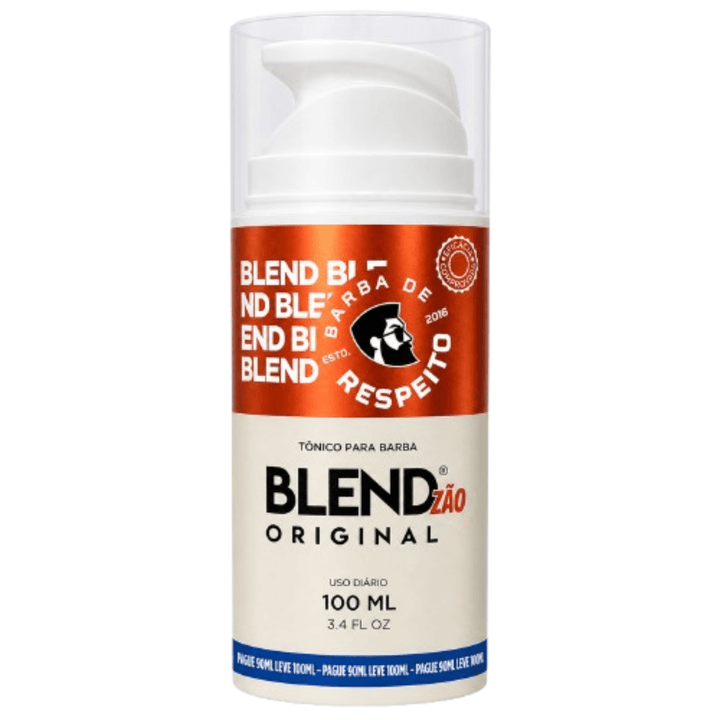 Blend Original® 100 ML para Crescimento de Barba - 3 Meses de Tratamento + 10 Dias Grátis - Barba de Respeito