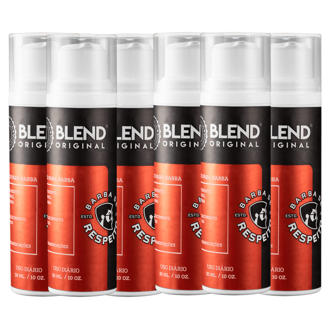 Blend Original® - Crescimento de Barba - 6 Meses de Tratamento + Brinde - Barba de Respeito