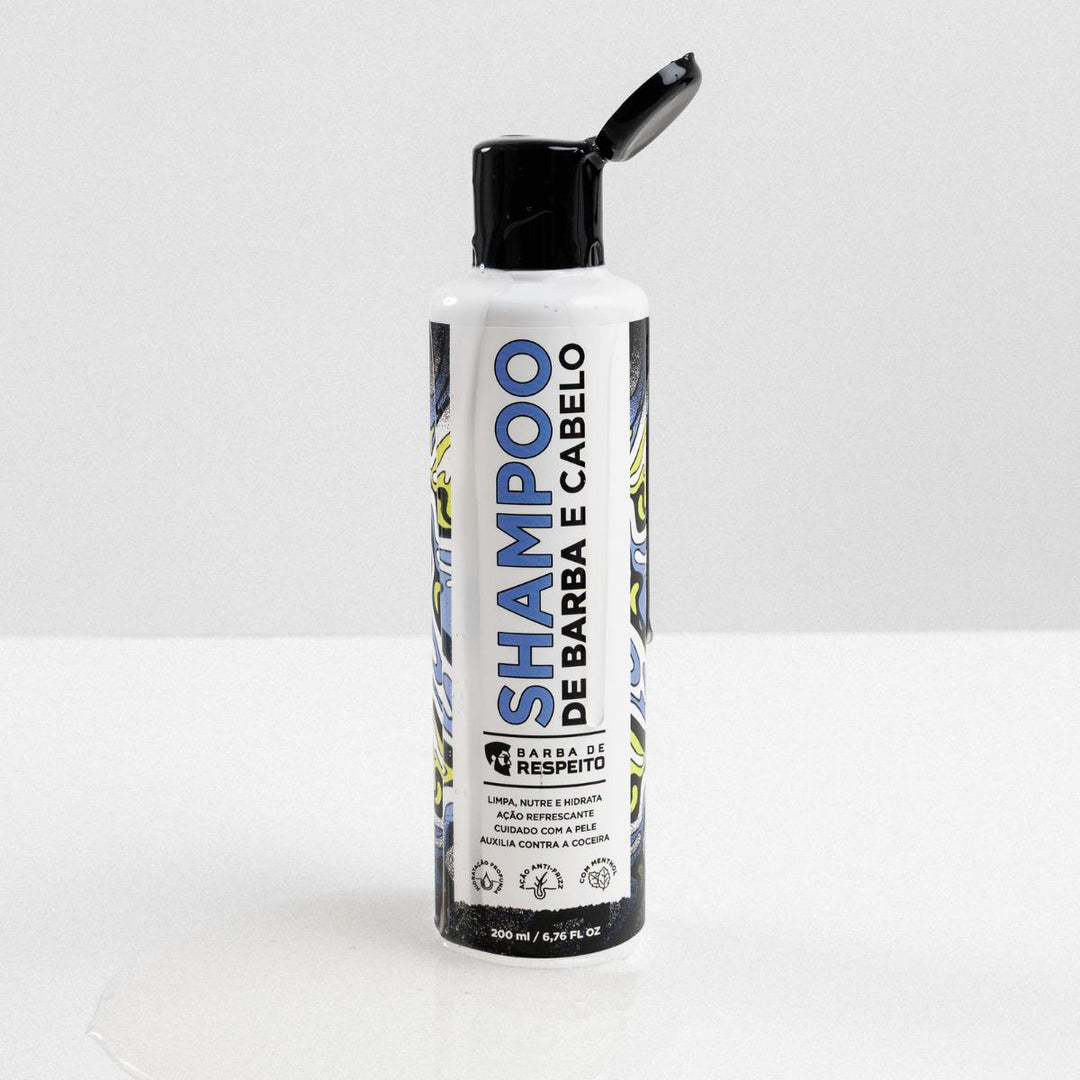 Kit Essencial do Barbudo Moderno - Shampoo 200ml + Óleo 30 ml + Balm 55g + Cera 55g