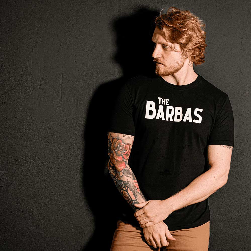 T-shirt collab King&Barba - Poder da barba com estilo único - Barba de Respeito