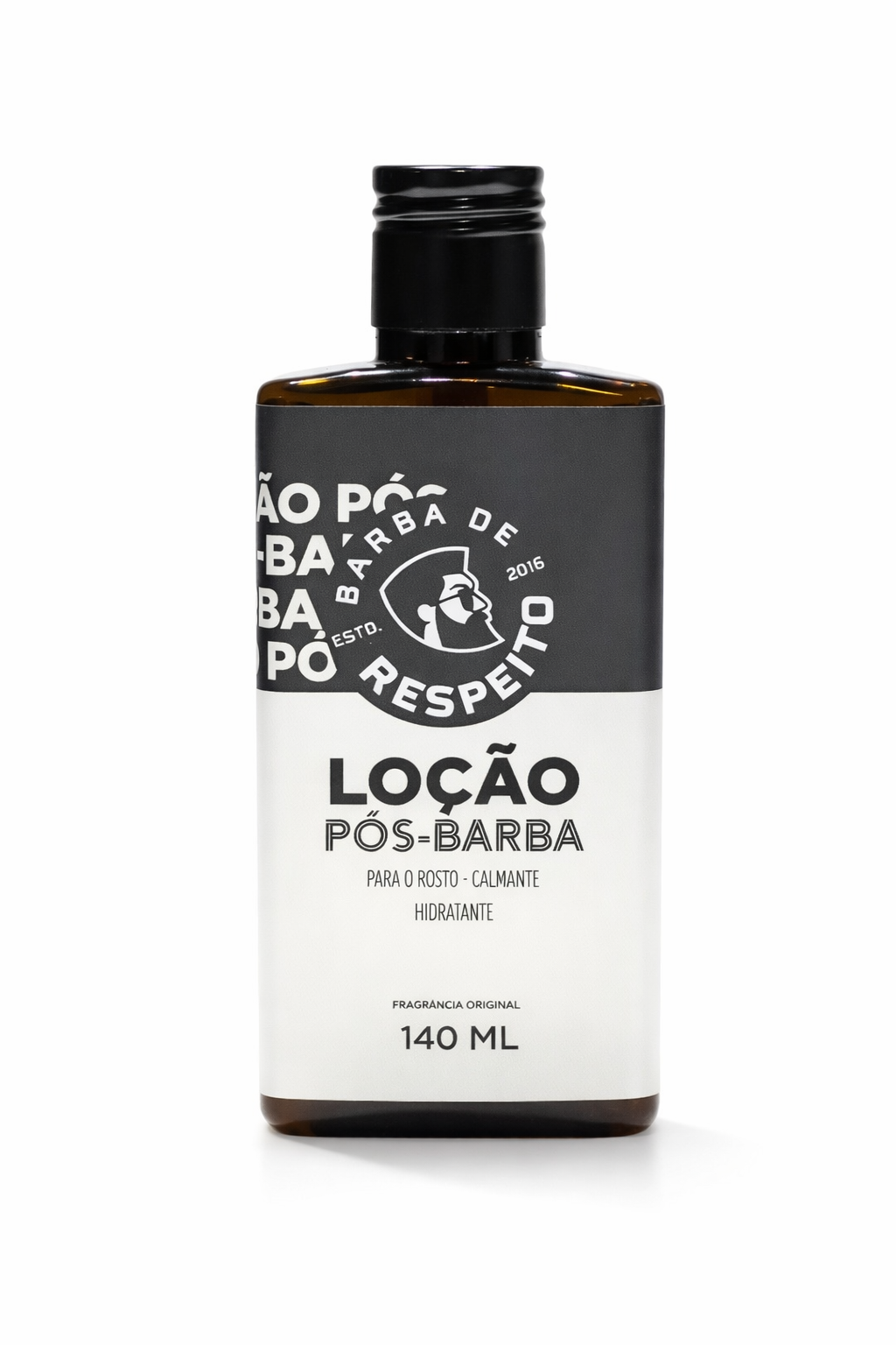 Loção Pós-Barba Barba de Respeito – Calmante, Hidratante e com Fragrância Original - 140 ML