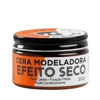 Cera Modeladora Efeito Seco - 200g - Premium - Barba de Respeito