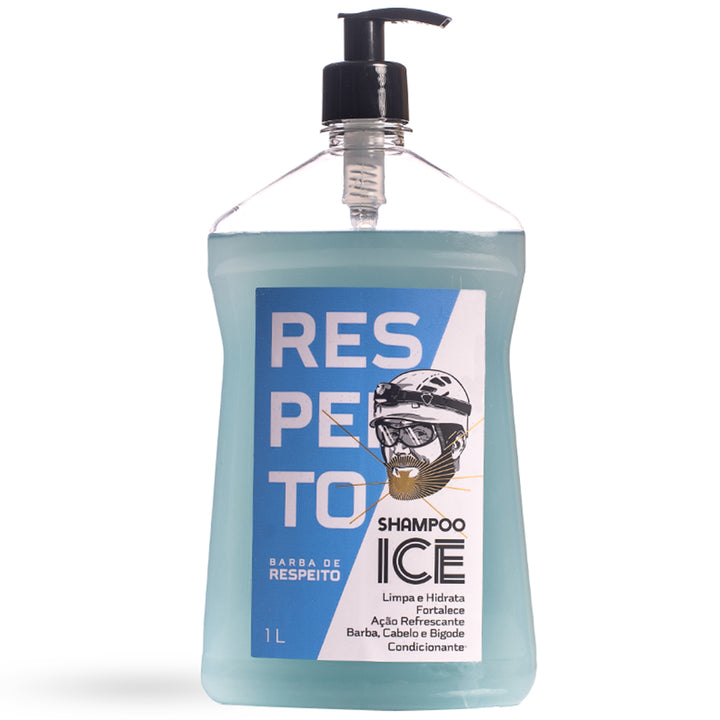 Shampoo Ice 1L - Premium - Barba de Respeito