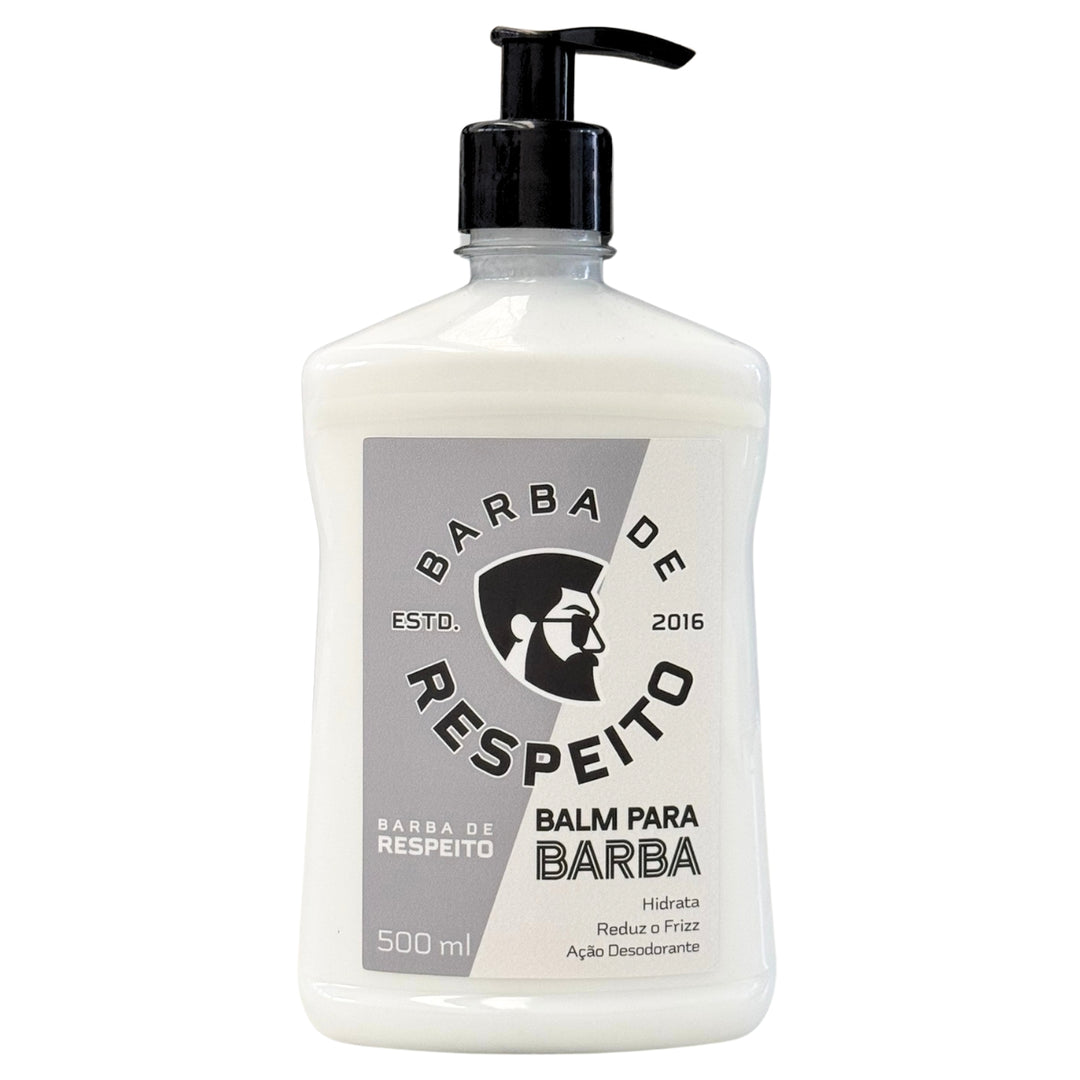 Balm para Hidratar Barba - 500 ML - Premium - Barba de Respeito