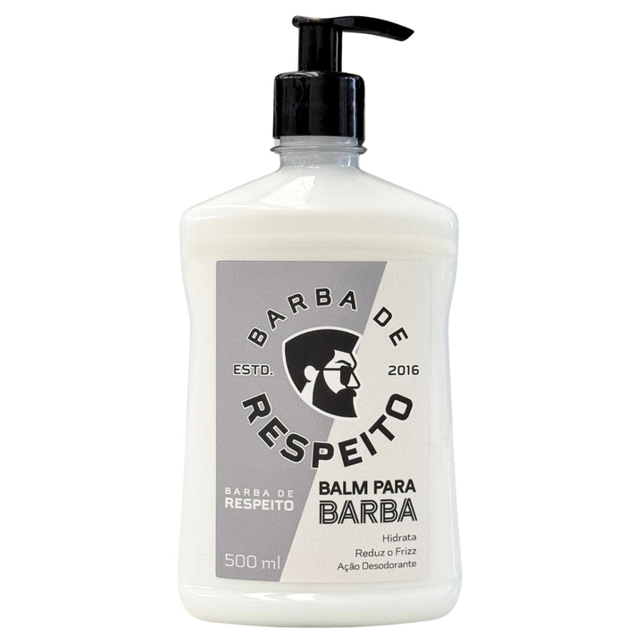 Balm para Hidratar Barba - 500 ML - Premium - Barba de Respeito