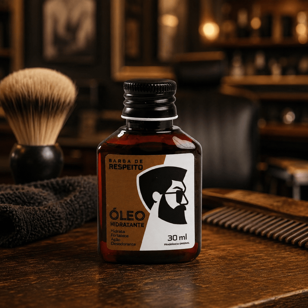 Óleo Hidratante para Barba - 30 ML - Premium - Barba de Respeito
