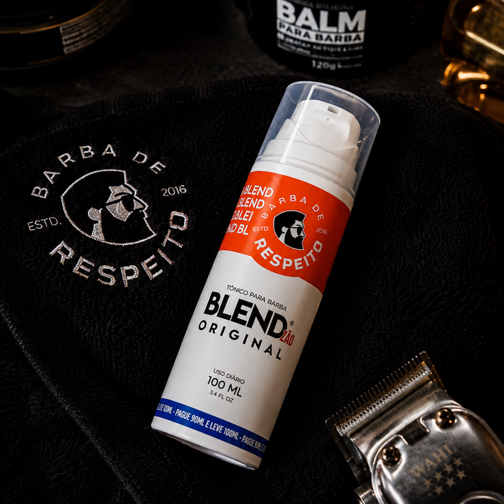 Blend Original® 100 ML para Crescimento de Barba - 3 Meses de Tratamento + 10 Dias Grátis -  Barba de Respeito