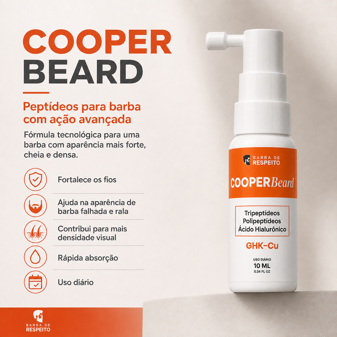 Kit Crescimento Turbo Beard – Blend Original + Cooper Beard - Barba de Respeito
