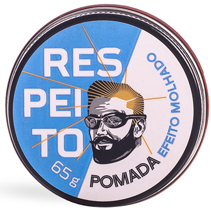 Cera Modeladora Efeito Molhado 65g - Premium - Barba de Respeito