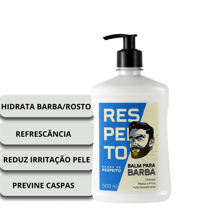 Balm para Hidratar Barba - Premium - Barba de Respeito