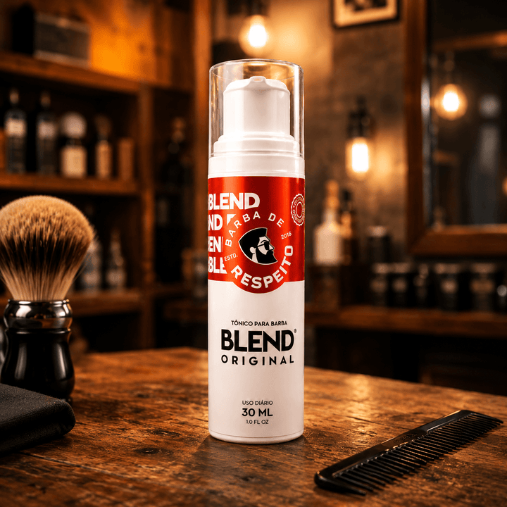 Blend Original® 30 ML para Crescimento de Barba - 1 Mês de Tratamento - Barba de Respeito