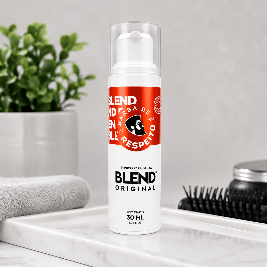 Blend Original® 30 ML para Crescimento de Barba - 1 Mês de Tratamento - Barba de Respeito