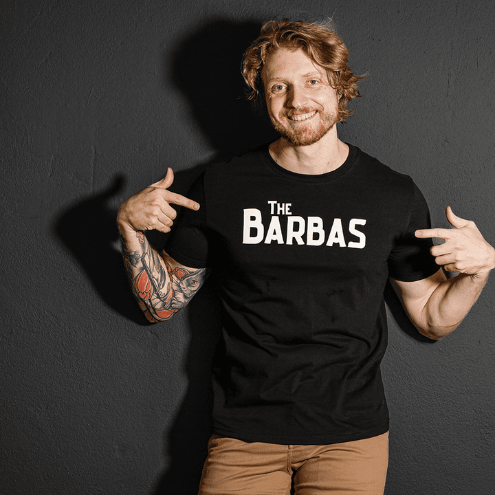 T-shirt collab King&Barba - Poder da barba com estilo único - Barba de Respeito