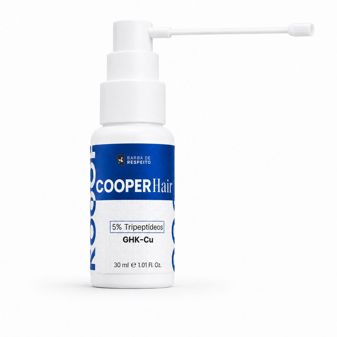 Cooper Hair – Tônico Capilar com Peptídeos 30 ML - Barba de Respeito