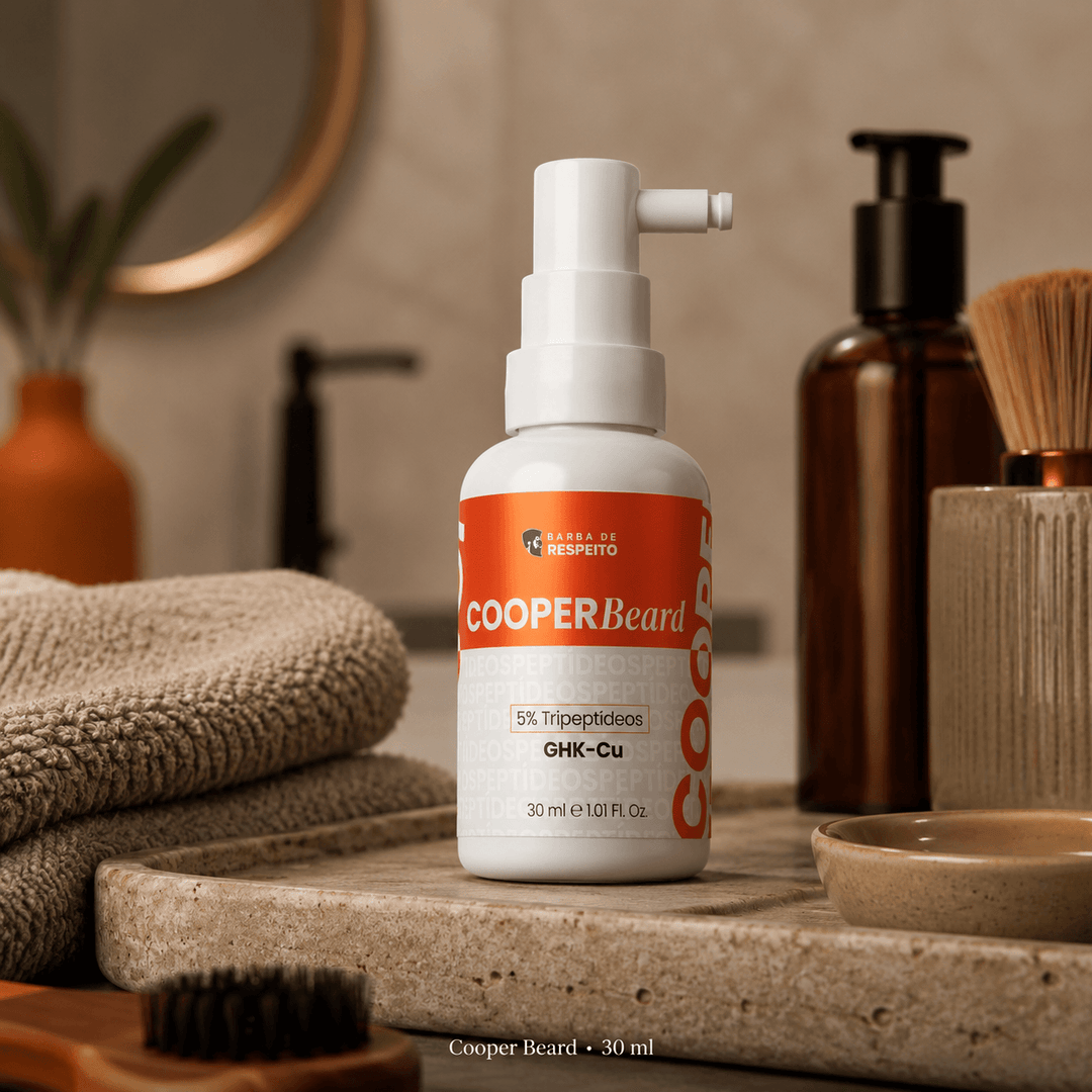 Cooper Beard – Tônico para Barba com Peptídeos 15 ML - Barba de Respeito