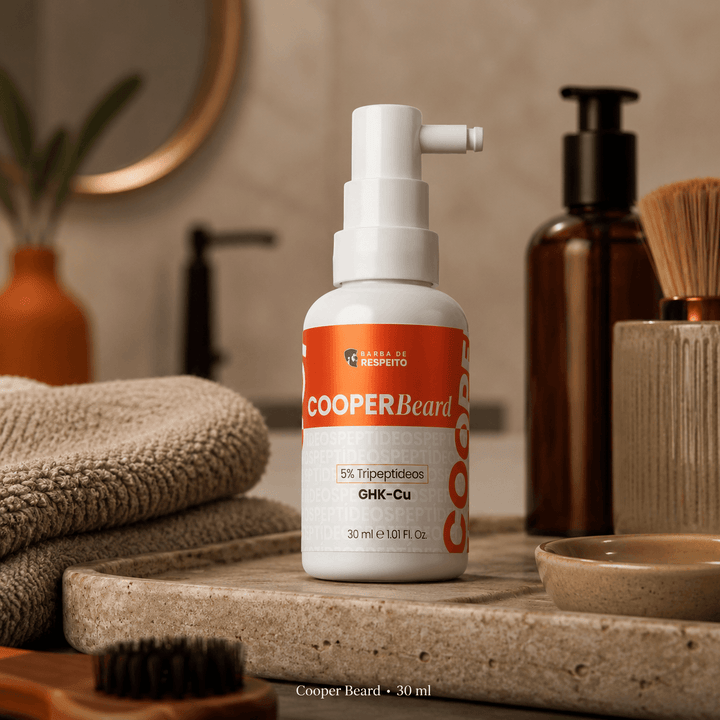 Cooper Beard – Tônico para Barba com Peptídeos 15 ML - Barba de Respeito