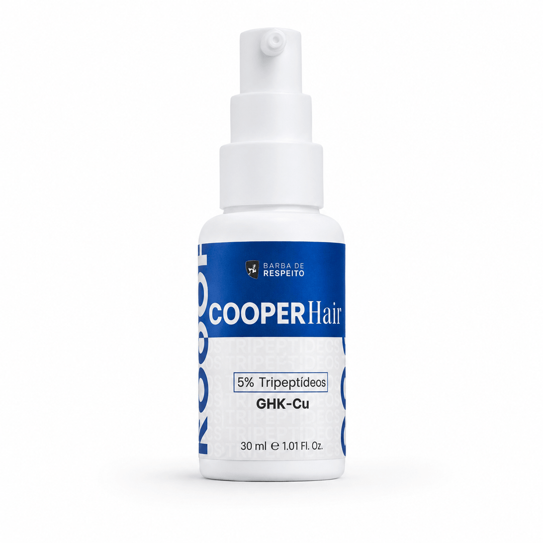 Cooper Hair – Tônico Capilar com Peptídeos 30 ML - Barba de Respeito