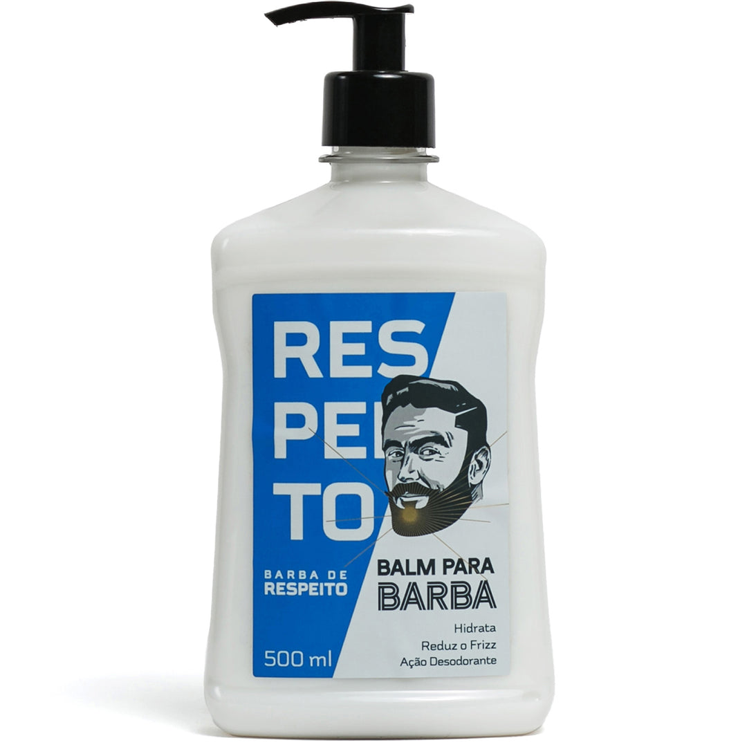 Balm para Hidratar Barba 500ml - Premium - Barba de Respeito