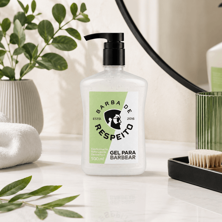 Gel para Barbear - 500 ML - Barba de Respeito