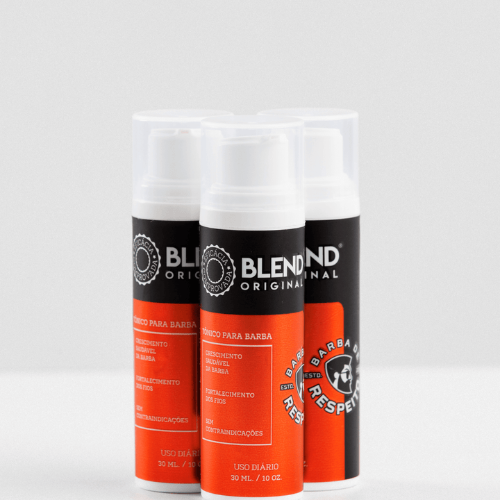 Blend Original® - Crescimento de Barba - 3 Meses de Tratamento - Barba de Respeito