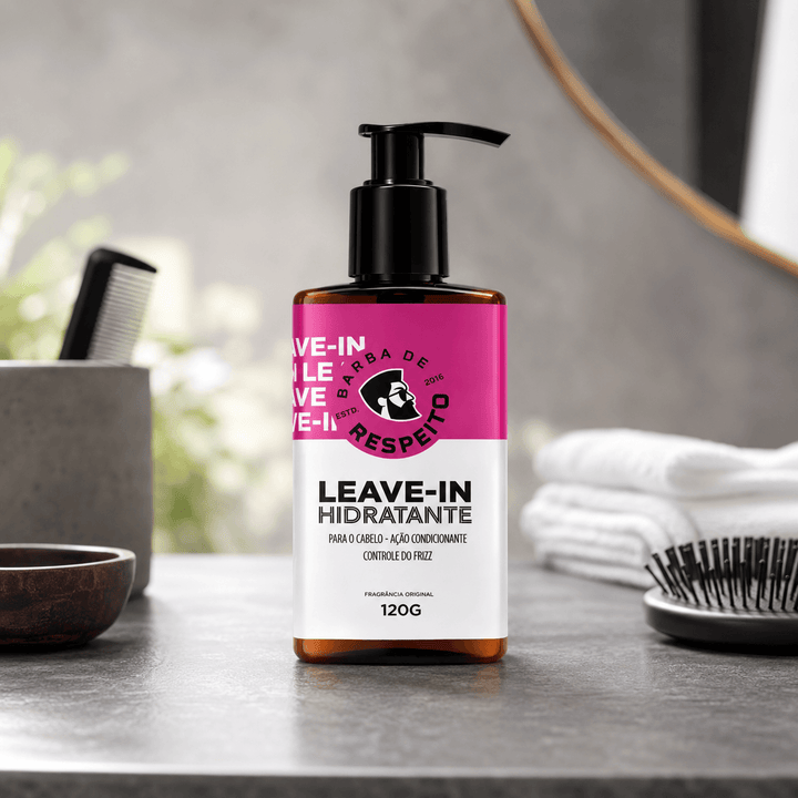 Leave-In Cera Modeladora Masculina Efeito Matte - 120 G - Barba de Respeito