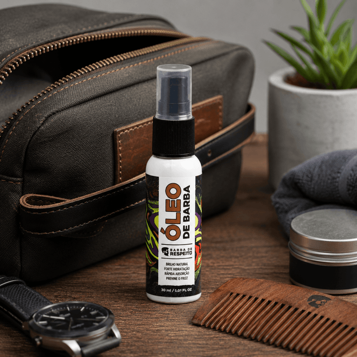 Óleo para Barba - Linha Essencial - 30 ML - Barba de Respeito