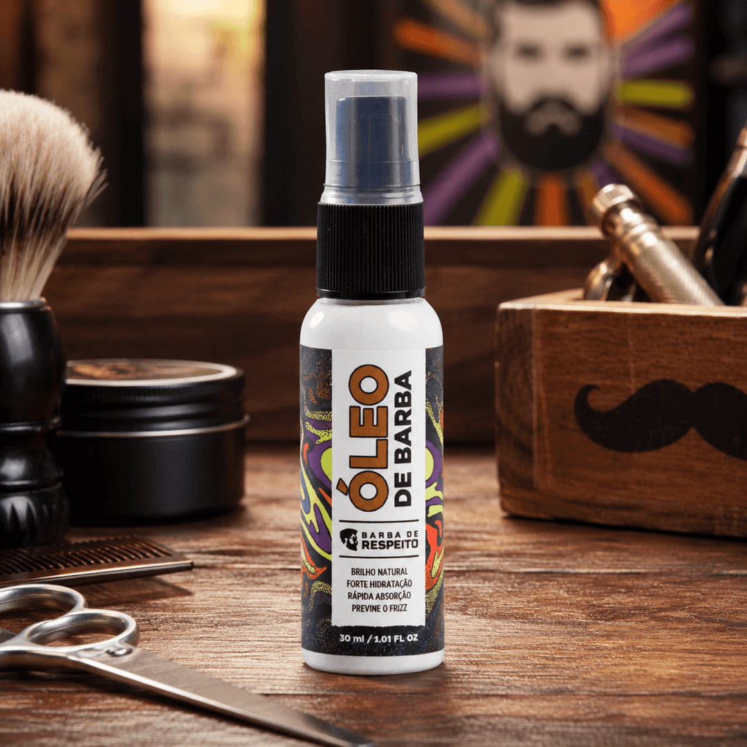 Óleo para Barba - Linha Essencial - 30 ML - Barba de Respeito