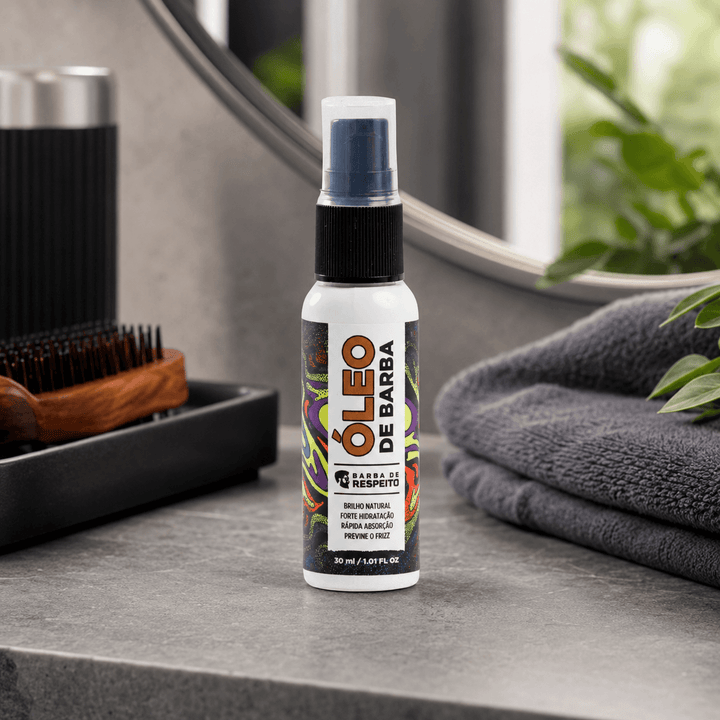 Óleo para Barba - Linha Essencial - 30 ML - Barba de Respeito